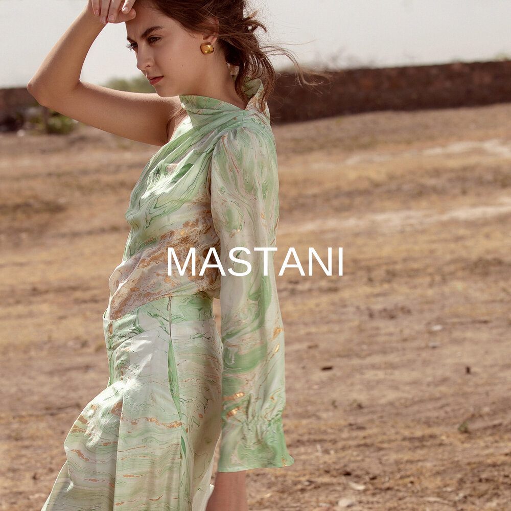  - MASTANI, founded in 2018 by Kudrat Makkar, takes you on a journey into the world of the hands that made it, and the culture that shaped it.MASTANI preserves and revitalises the designer’s own Indian cultural heritage through the brand, working with traditional techniques artisans have inherited from their ancestors.With a focus on ethical and transparent production all garment construction is performed in house at the MASTANI Atelier, located in Bengaluru, India. Their artisans are masters in embellishment, hand looming, structure and contemporary silhouettes, bringing to life a blend of tradition and modernity, timelessness and uniqueness.