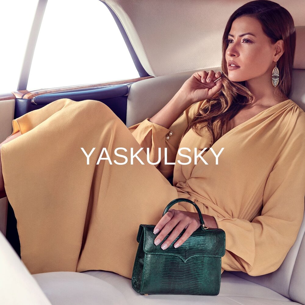  - Fusing together the US fashion scene and Eastern European chic, Yaskulsky never shy away from new trends in fashion.Handcrafted in the US, their daring designs leave customers feeling wildly inspired. Everything they do leaves the world more beautiful. With bags of class, Yaskulsky have a whole catalogue of exotic leather styles for men and women
